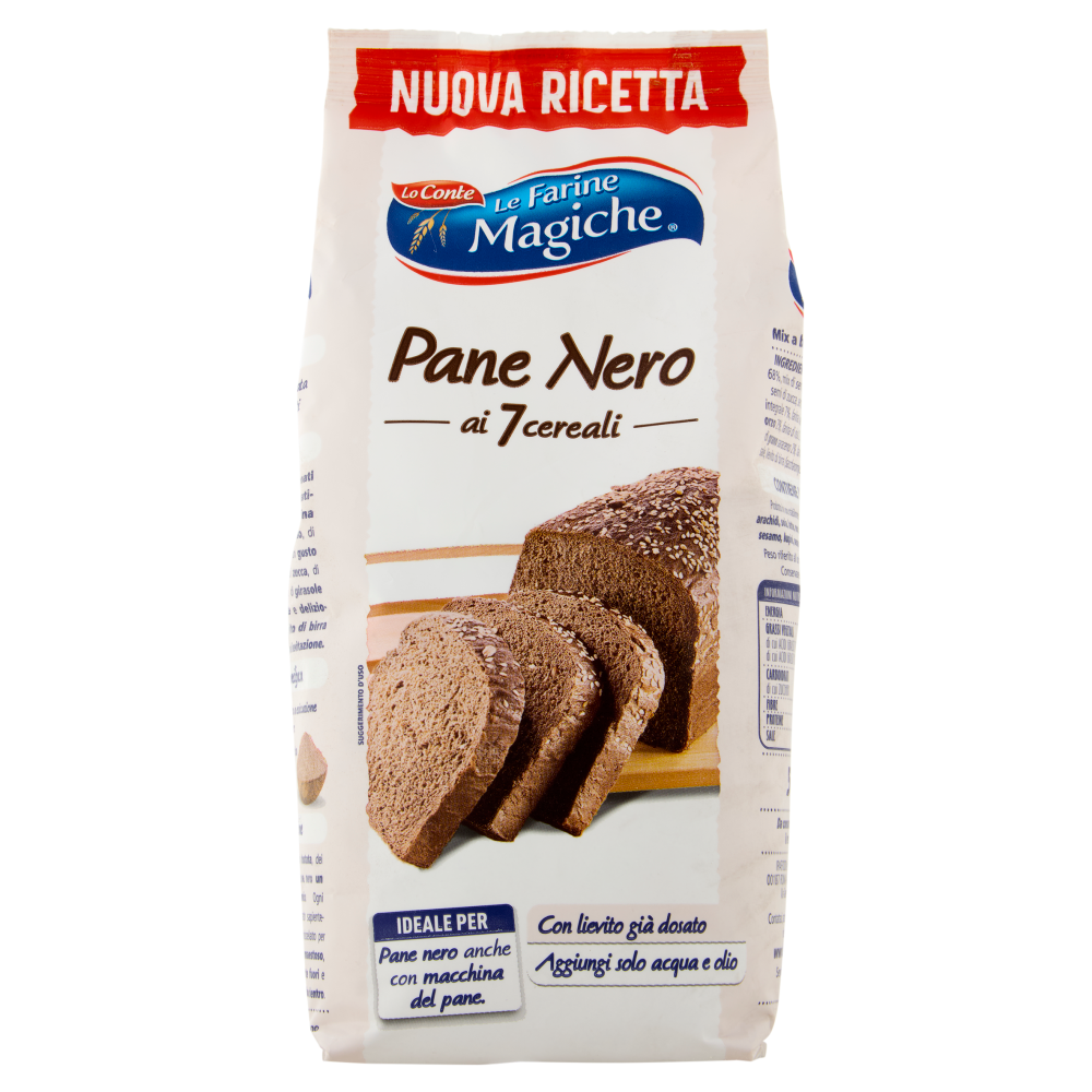 Le Farine Magiche Pane Nero ai 7 cereali 515 g
