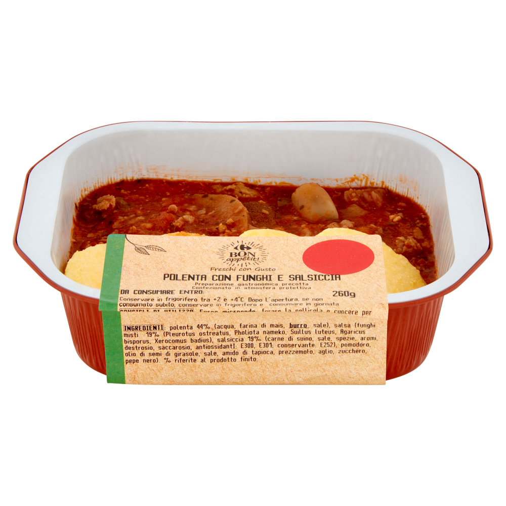 Carrefour Bon appétit! Polenta con Funghi e Salsiccia 260 g