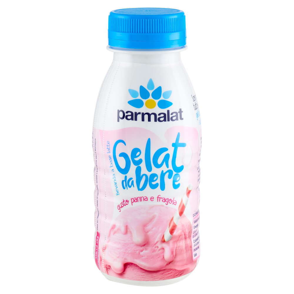 parmalat Gelat da Bere UHT Panna e Fragola 250ml 