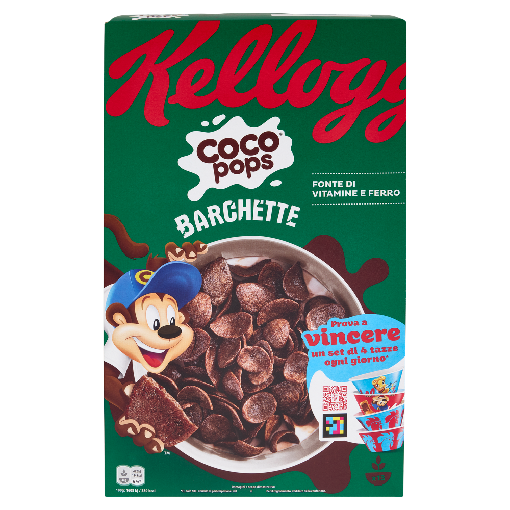 Kellogg's Coco pops Barchette 400 g