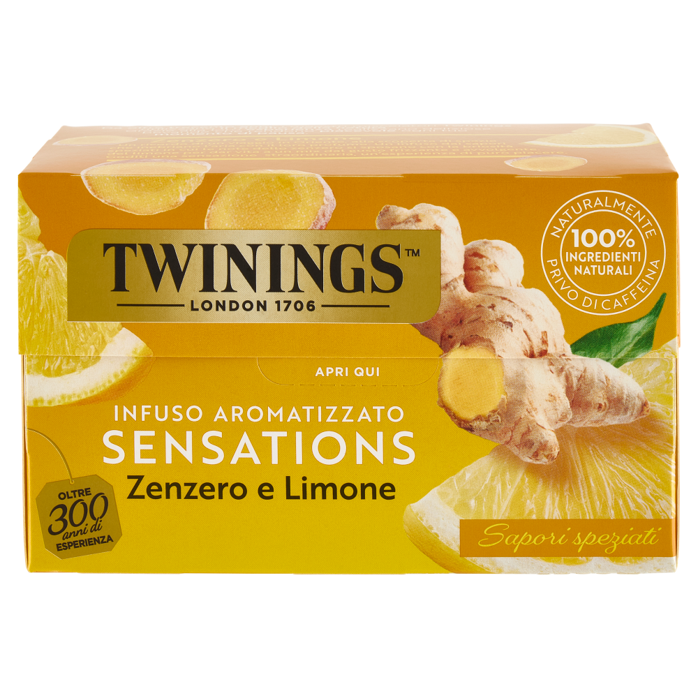 Twinings Zenzero e Limone Infuso Sensations 20 filtri 30 g