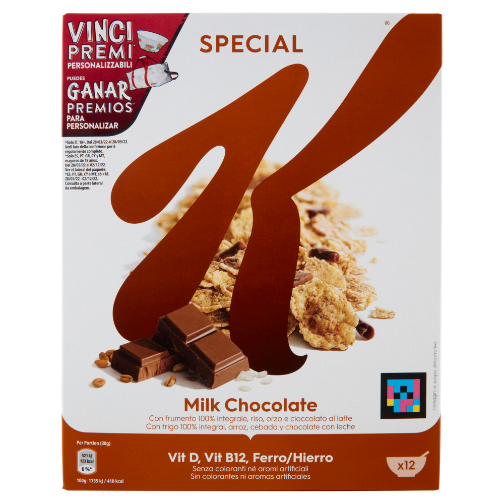 Kellogg's Special K Milk Chocolate 375 g Carrefour