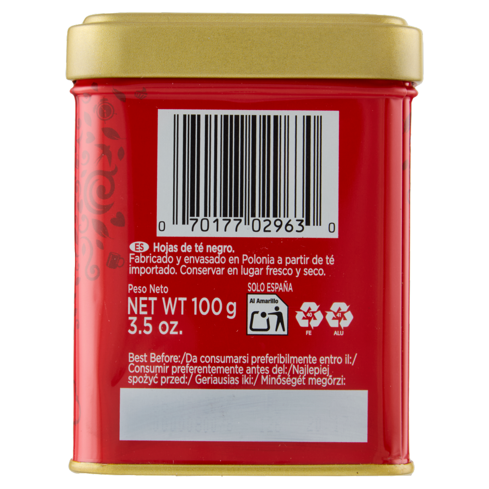 Twinings English Breakfast Tea Tè Nero classico Sfuso in latta The 100 g