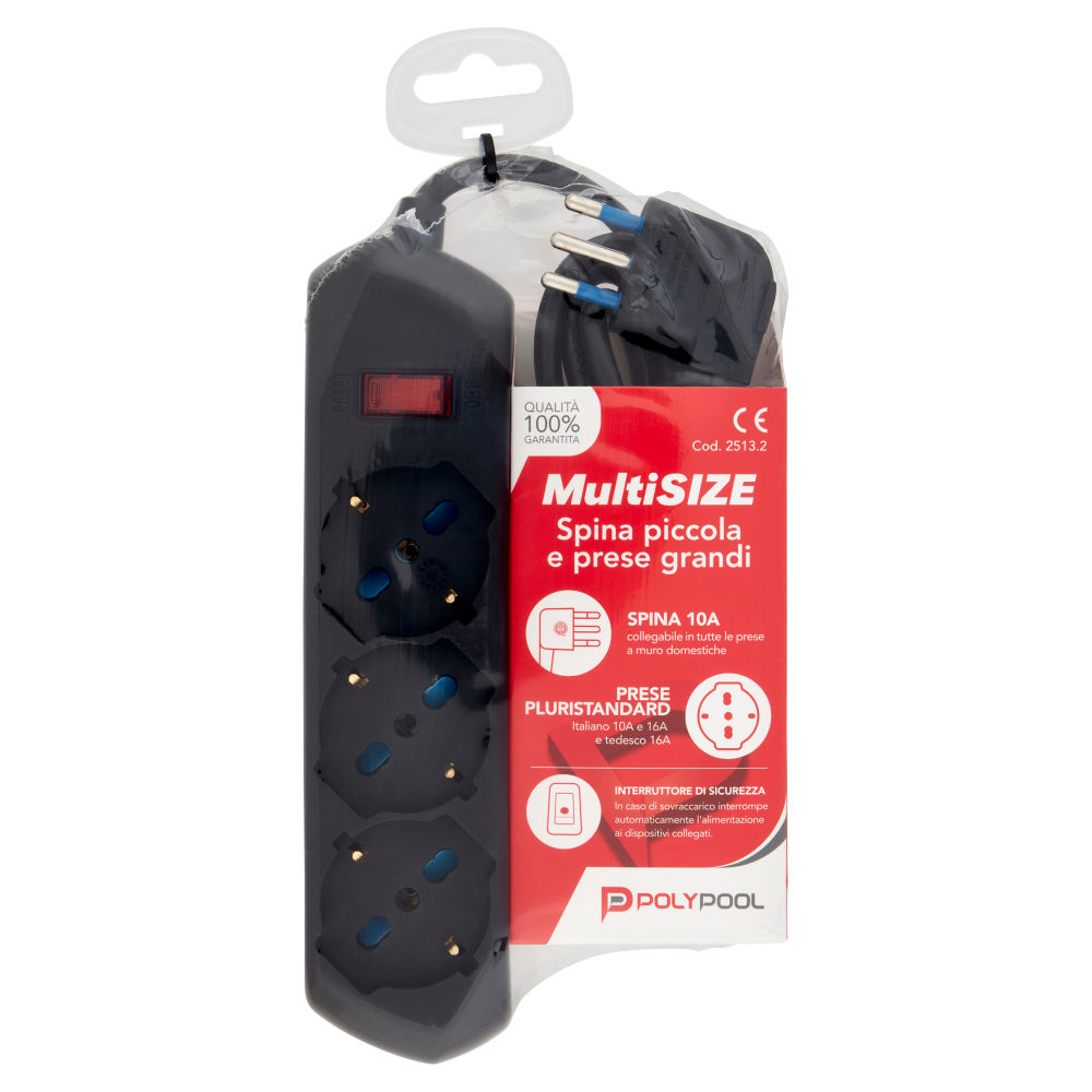 Polypool MultiSize Spina piccola e prese grandi
