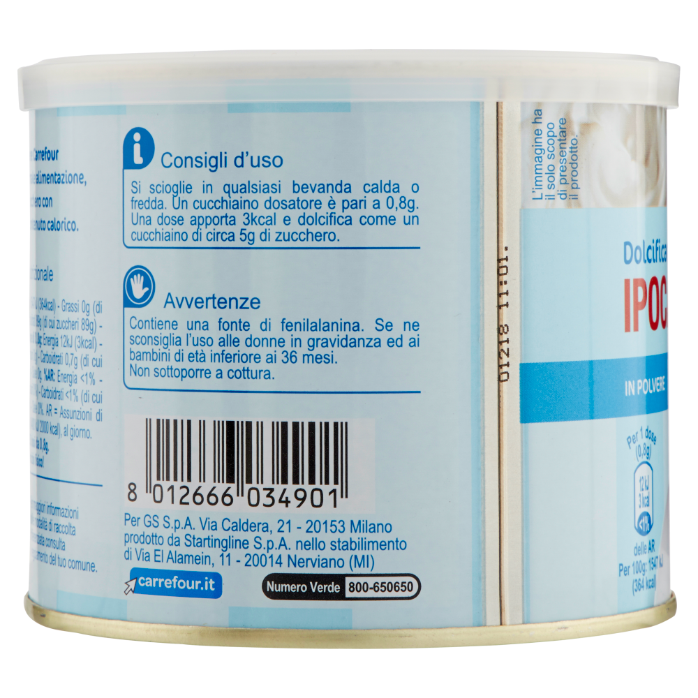 Carrefour Dolcificante Ipocalorico in Polvere 200 g