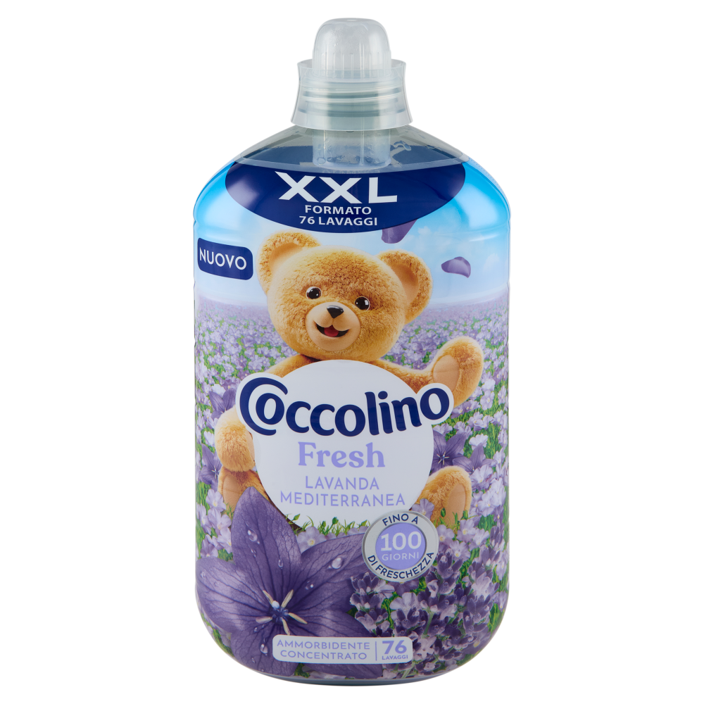 Coccolino Ammorbidente Concentrato Fresh Lavanda Mediterranea 76 Lavaggi 1750 ml