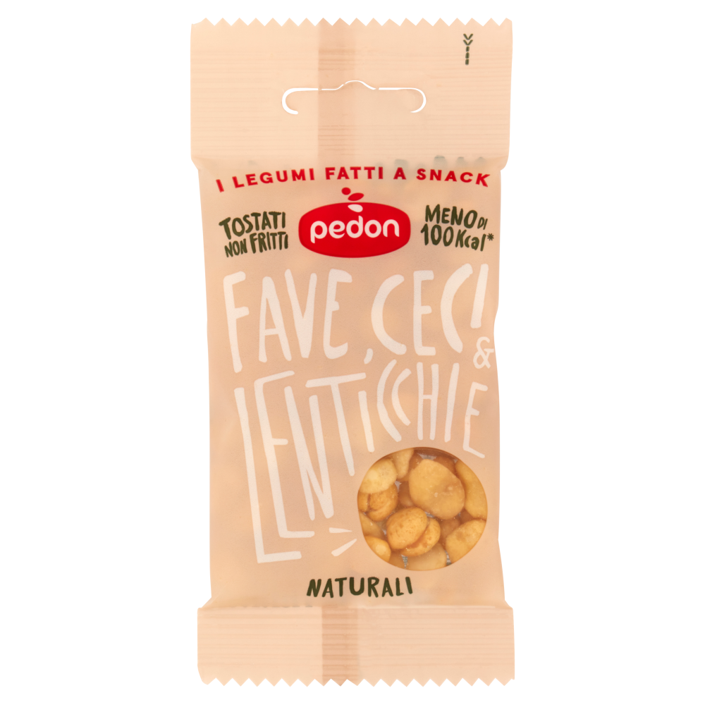 pedon I Legumi Fatti a Snack Fave, Ceci & Lenticchie 20 g