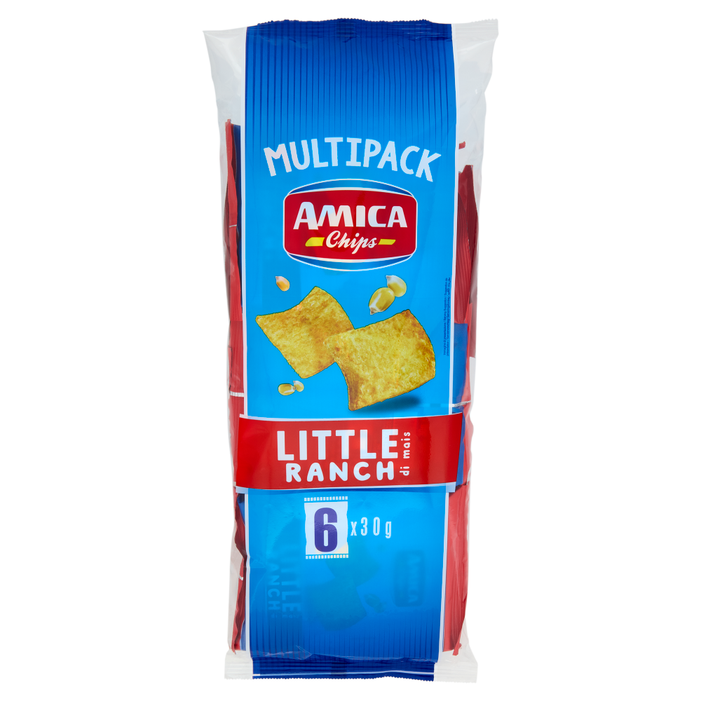 Amica Chips Little Ranch di mais 6 x 30 g
