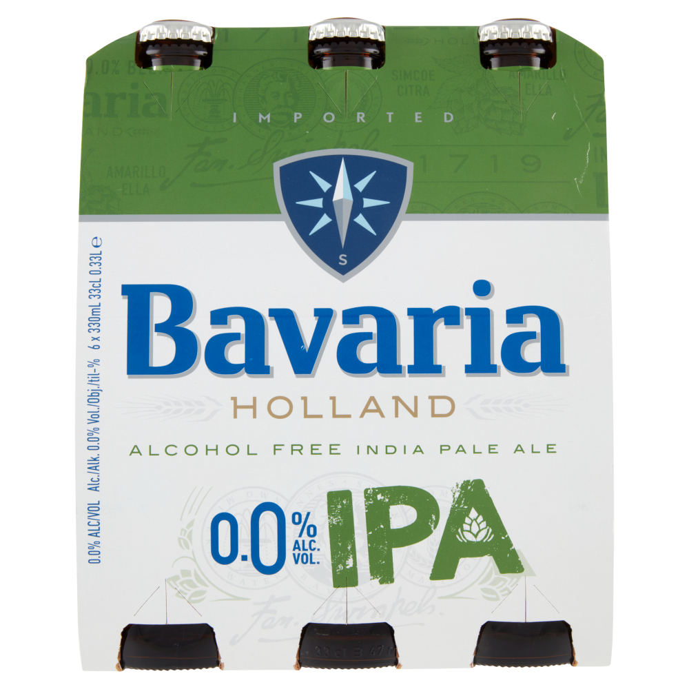 Bavaria 0.0% Birra Analcolica IPA bott.6x330ml