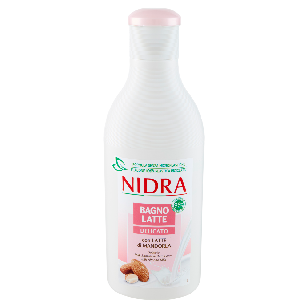 Nidra Bagno Latte Delicato con Latte di Mandorla 750 mL