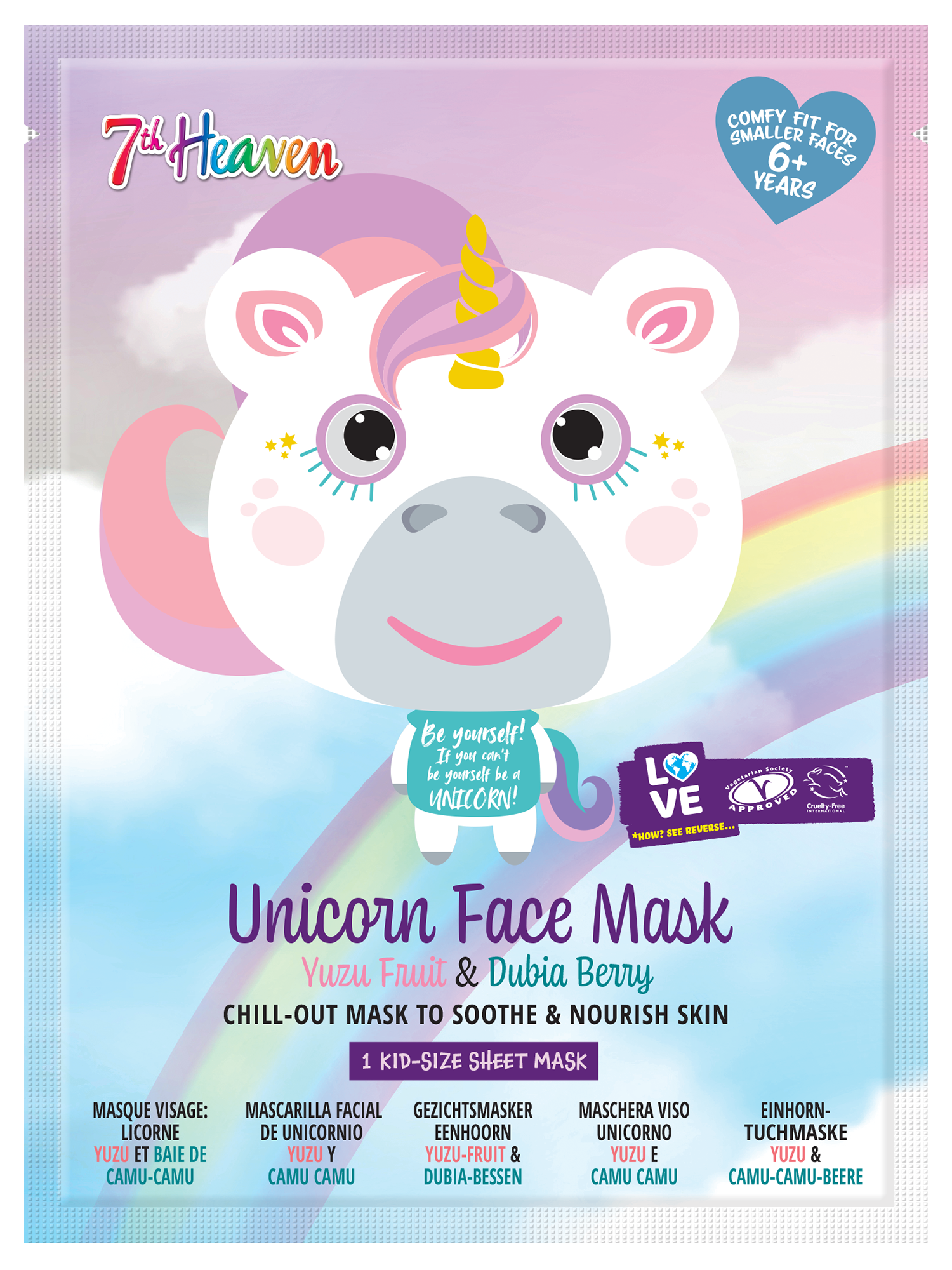 Face Mask UNICORNO Yuzu & Dubia Berry