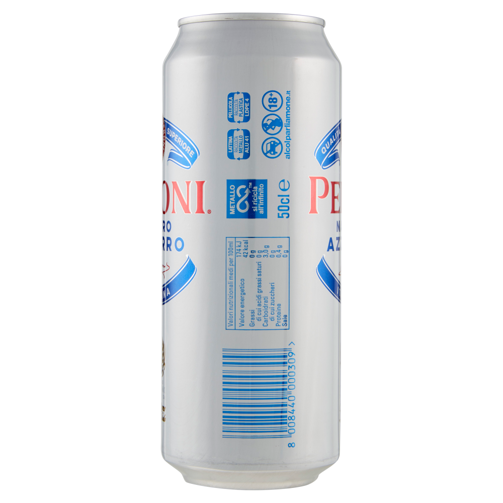 Peroni Nastro Azzurro Birra Lattina 50 cl