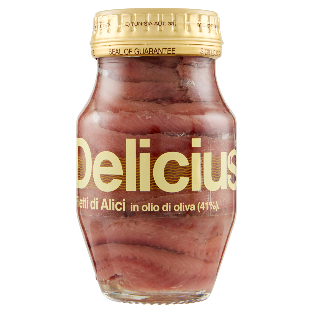 Delicius Filetti di Alici in olio di oliva (41%) 150 g