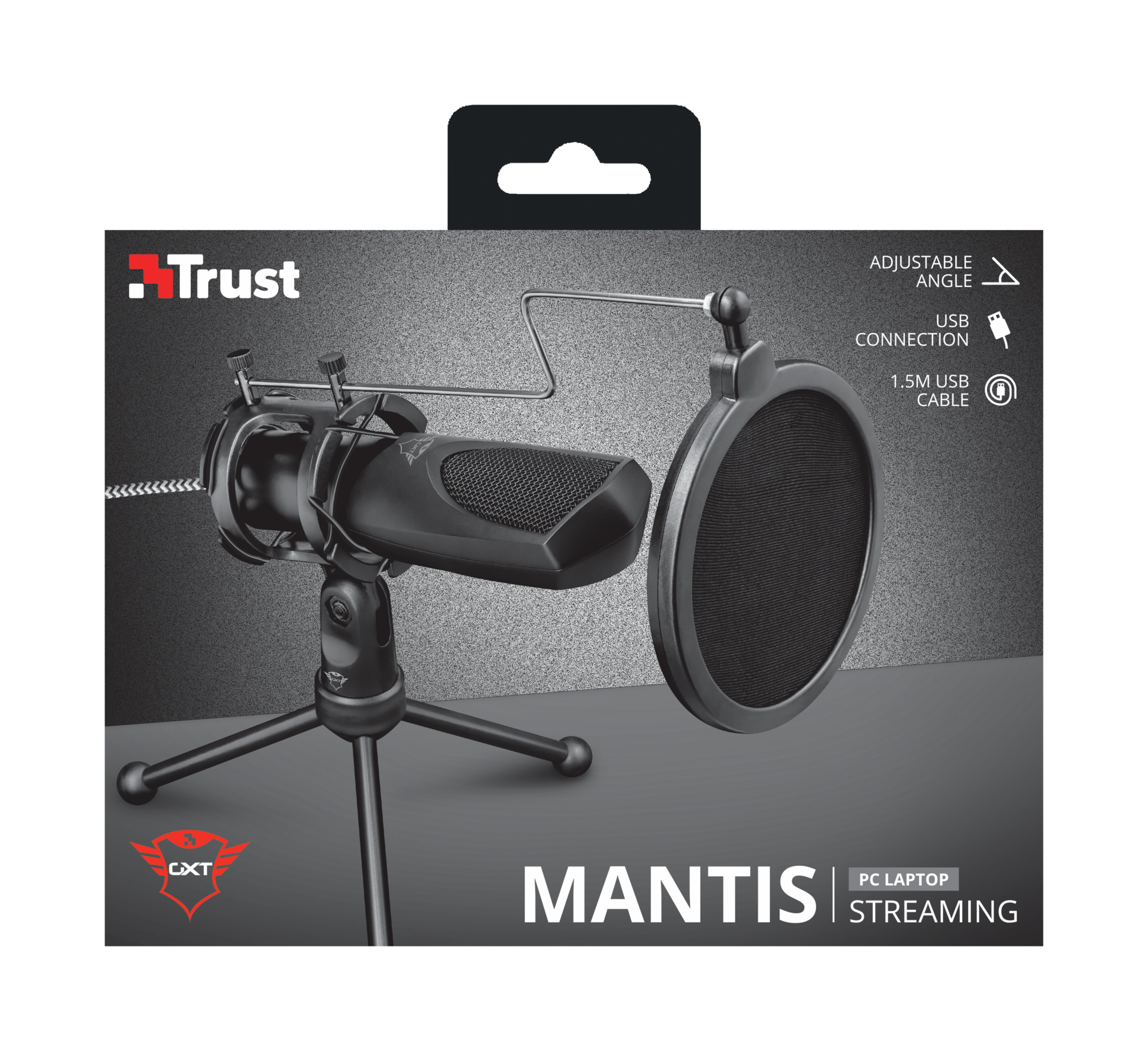 Trust GXT 232 Mantis Nero Microfono per PC