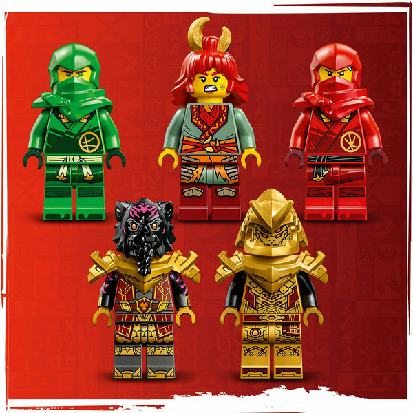 LEGO NINJAGO Dragone di Lava Transformer Heatwave