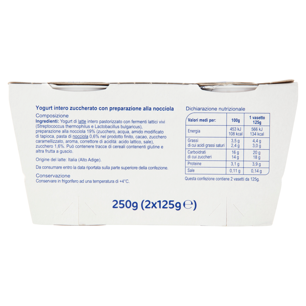 Carrefour Classic Yogurt Cremoso Nocciola 2 x 125 g