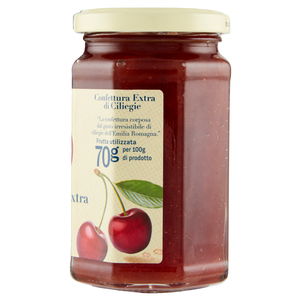 Terre d'Italia Confettura Extra di Ciliegie con ciliegie dell'Emilia Romagna 340 g