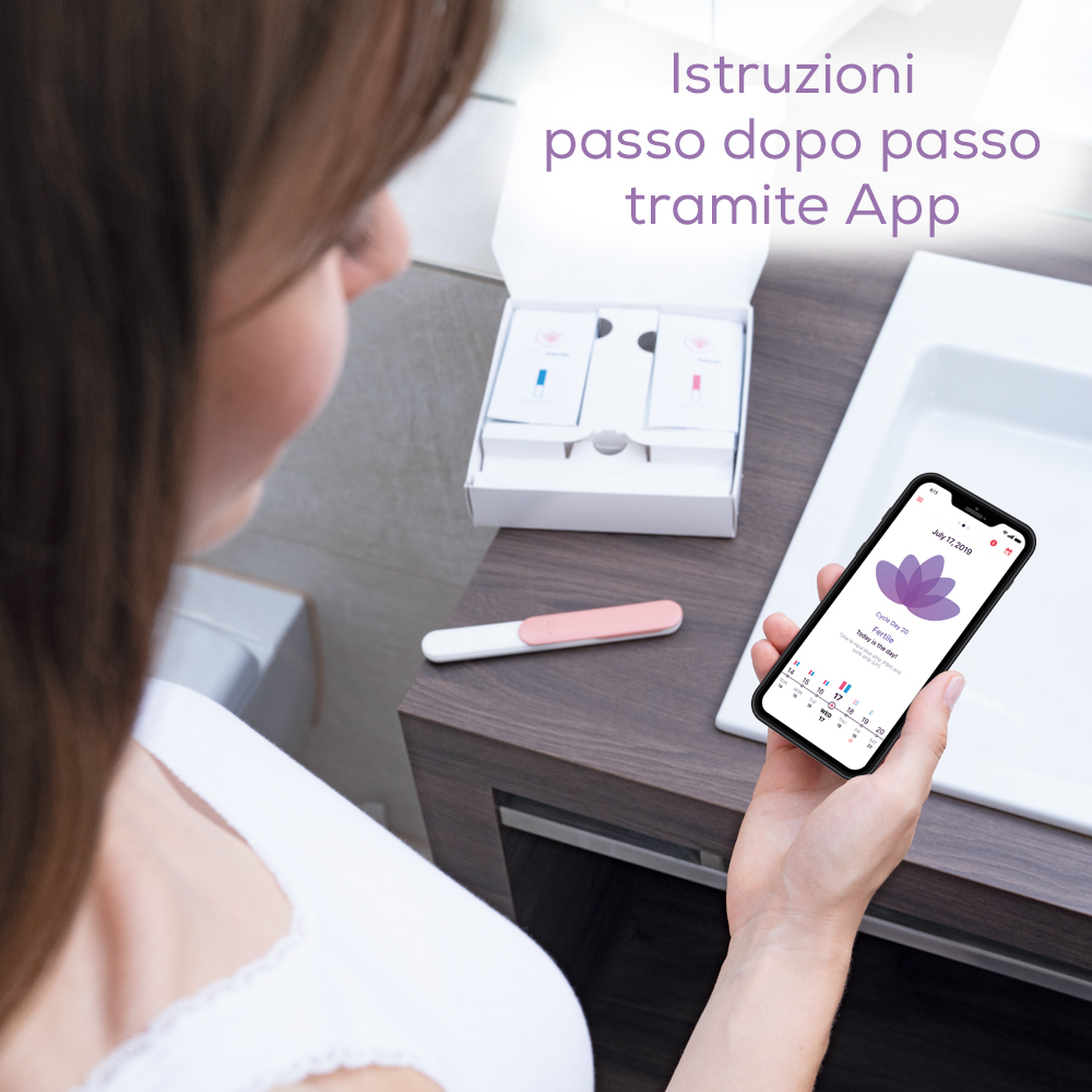 Beurer Ot 80 - Set fertilità con Test di ovulazione per il Monitoraggio del Periodo Fertile Combinato con app