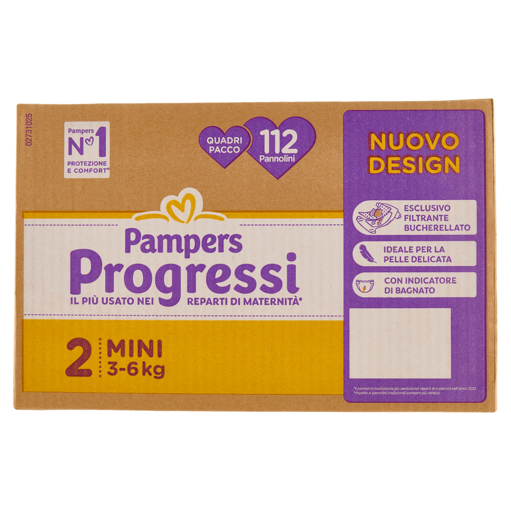 Pampers Progressi Mini 112 pz
