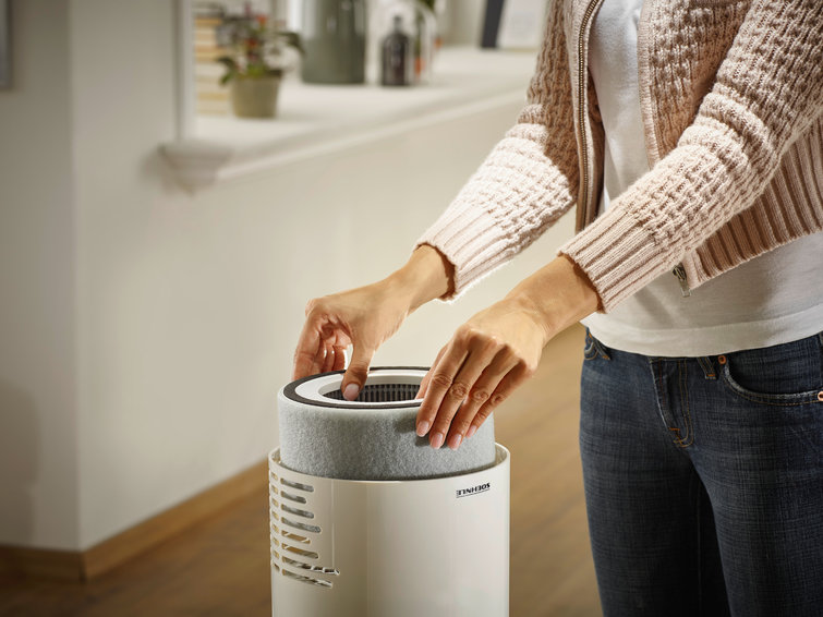 Soehnle AirFresh Clean 300 44 m&sup2; Nero, Bianco