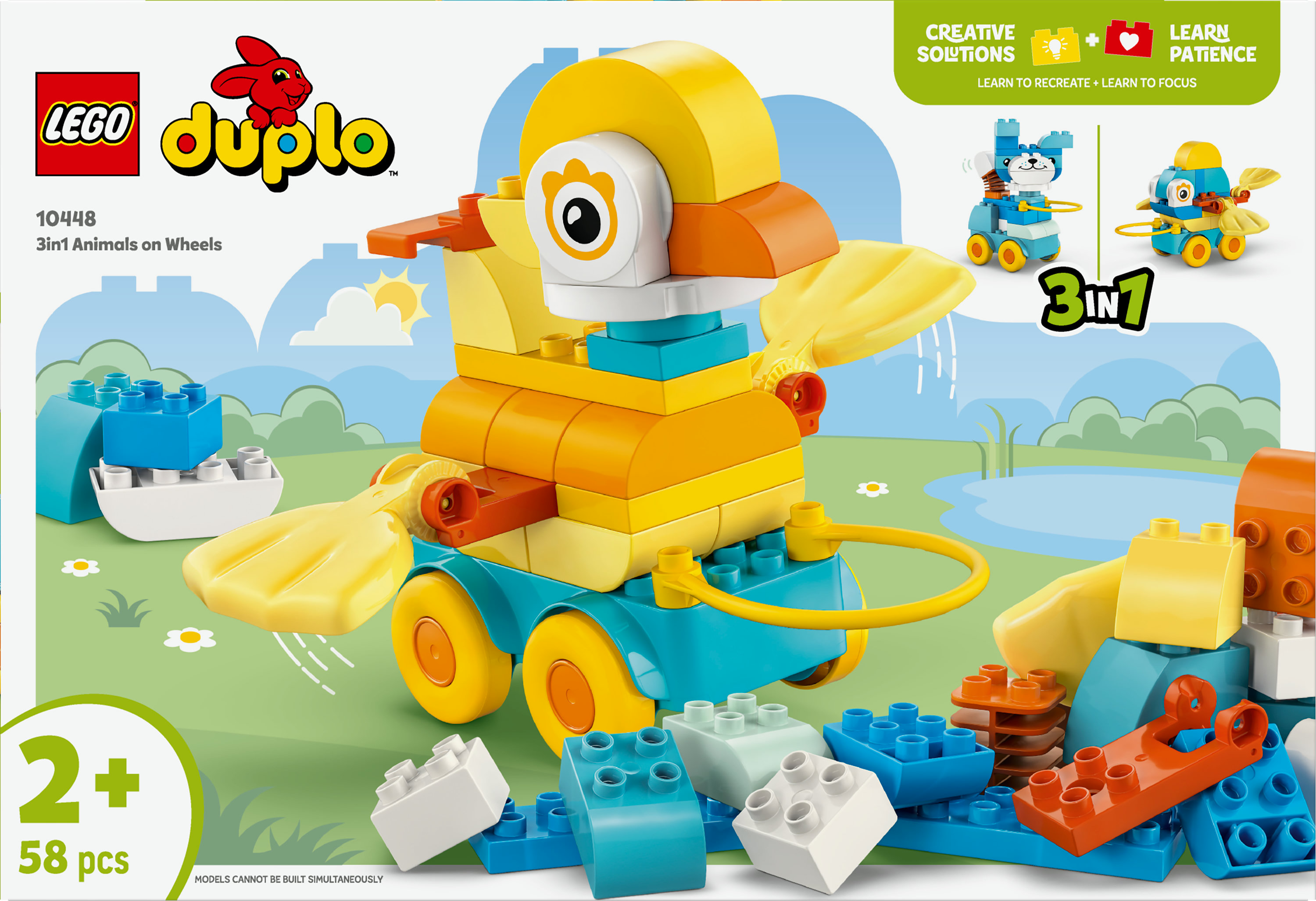 LEGO DUPLO Animali su ruote 3 in 1