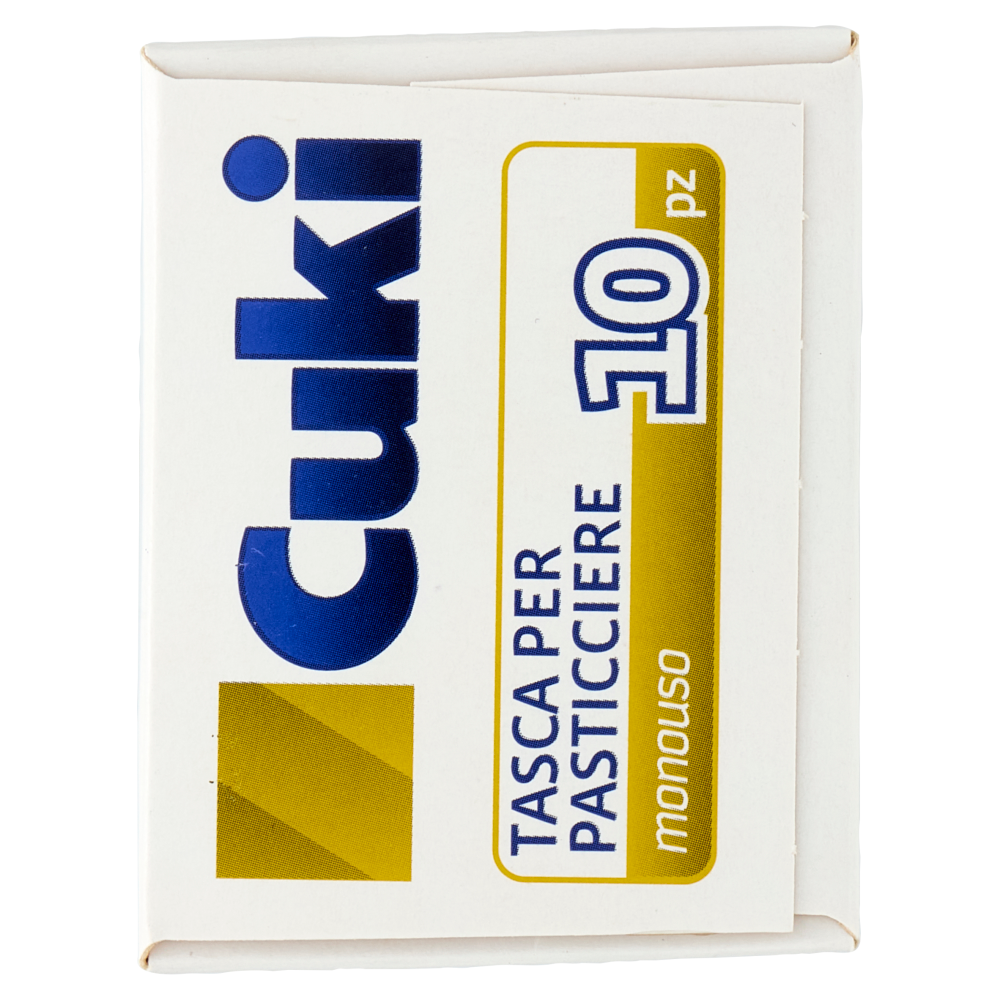Cuki Prepara Tasca per Pasticciere monouso (10 tasche + 3 beccucci)