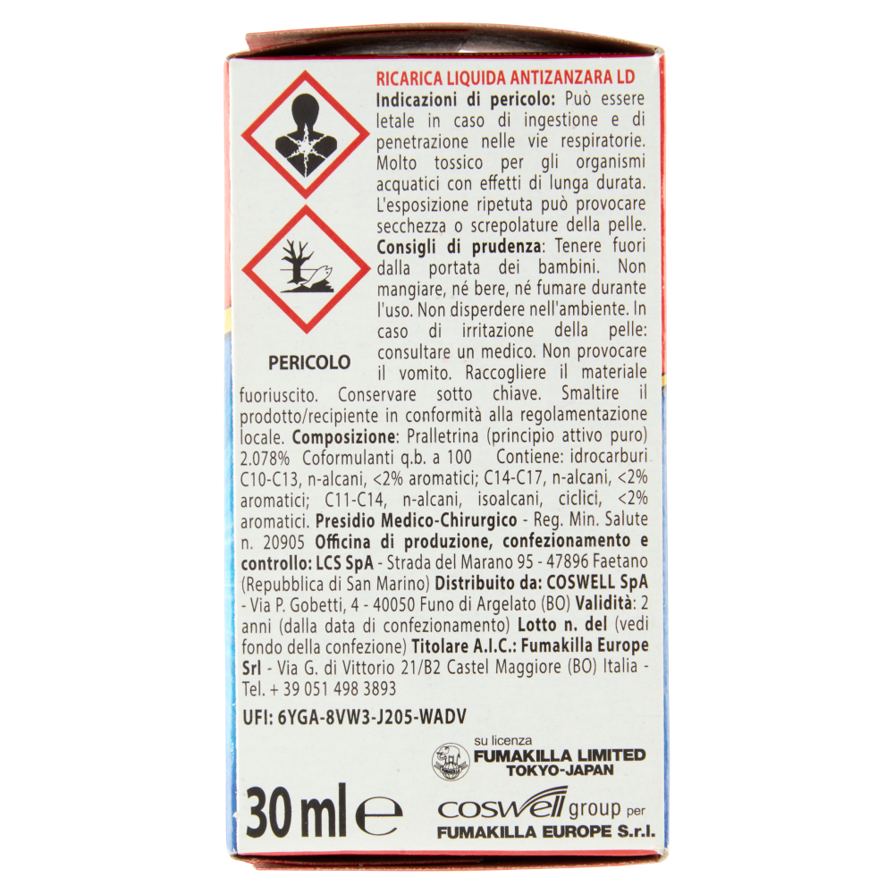 VAPE Liquido Ricarica Classic 30 ml