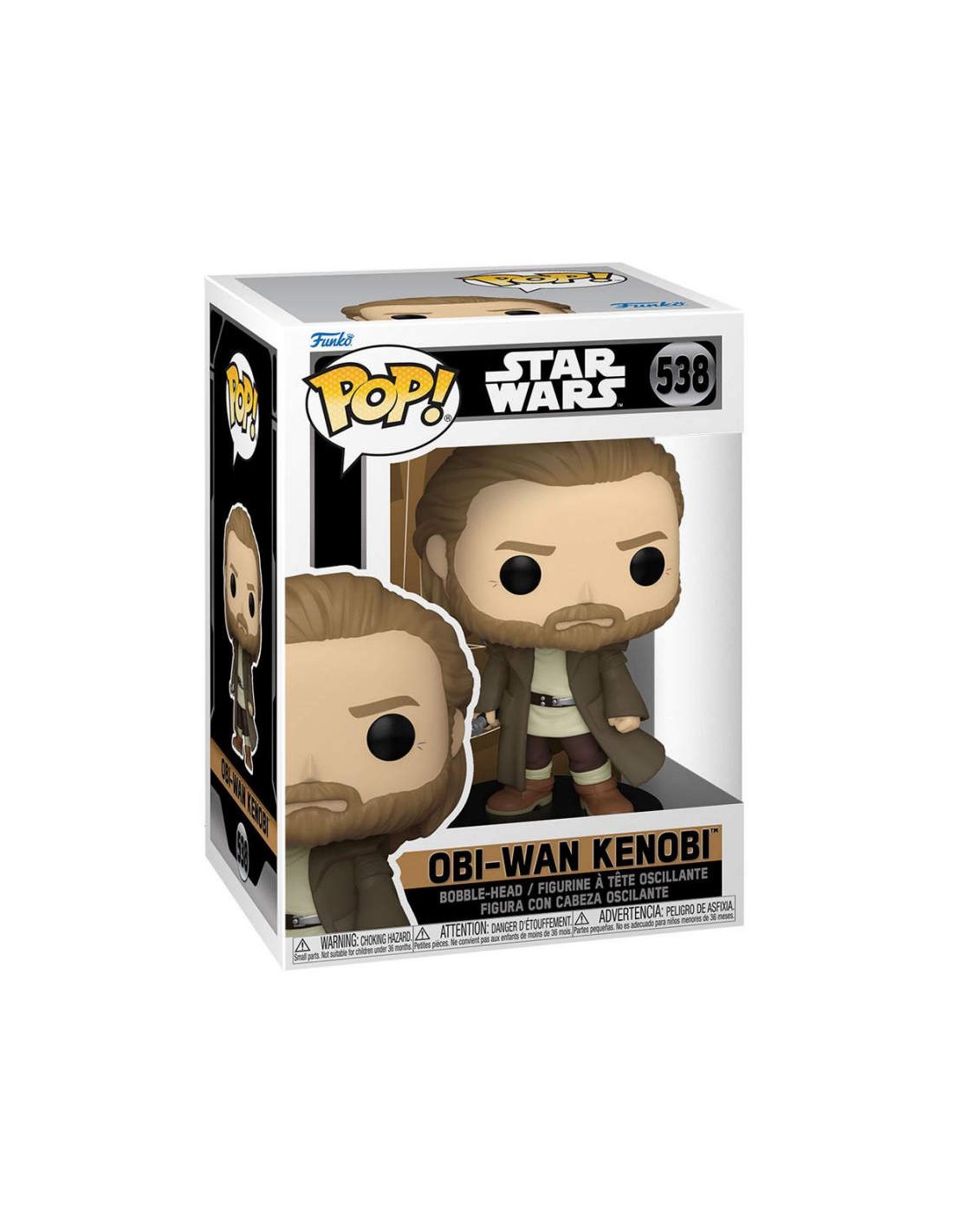 FUNKO POP! Pop Star Wars Obi Wan Kenobi 538 Vinyl Figure 9cm
