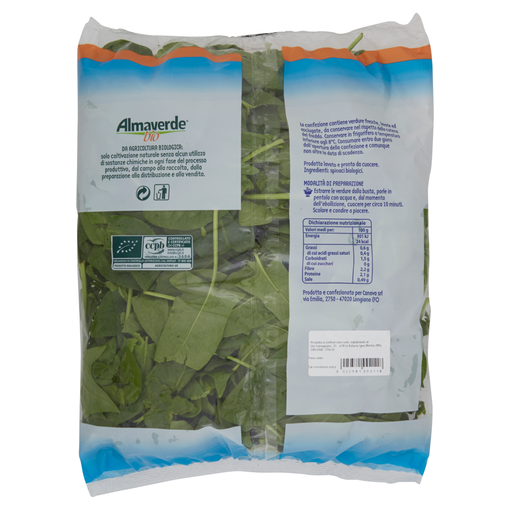Almaverde bio Spinaci 400 g