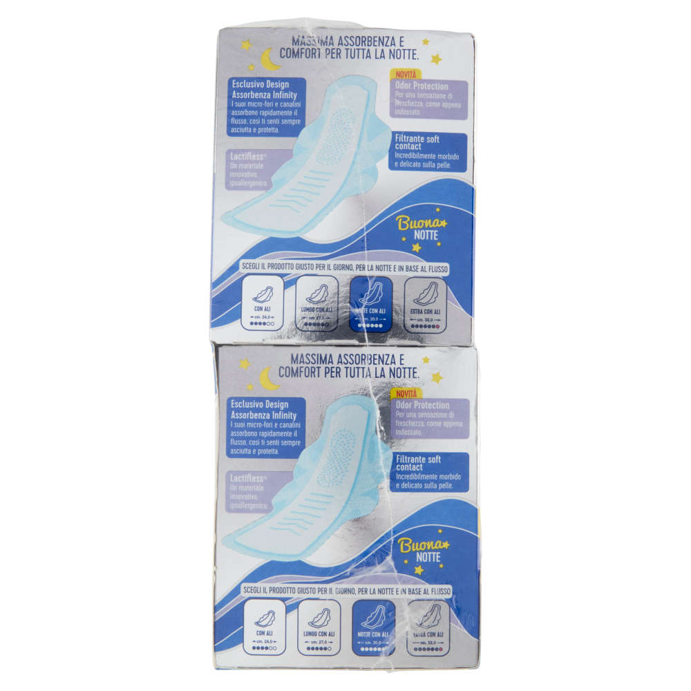 Lines è Assorbenti notte con ali 4 x 9 pz
