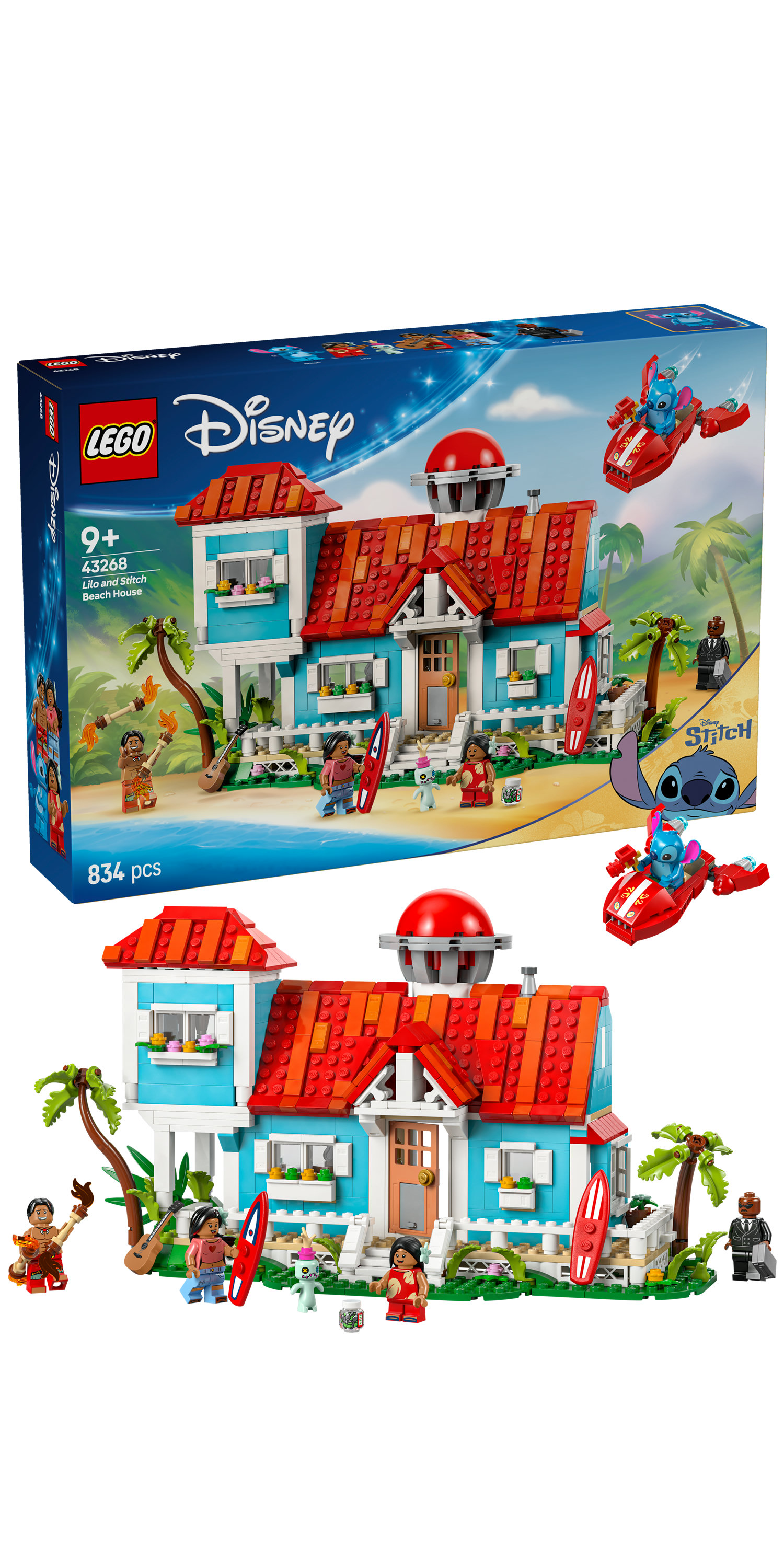 LEGO Disney Casa sulla spiaggia di Lilo e Stitch