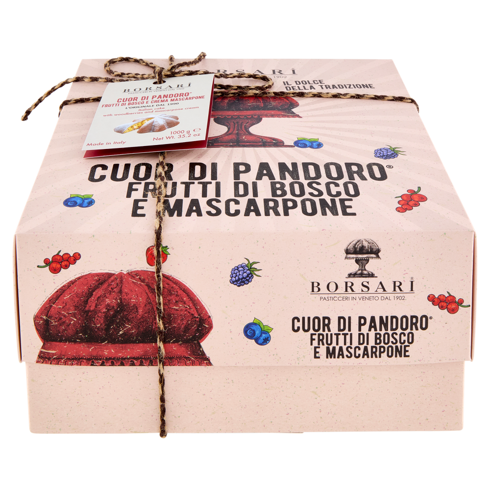 Borsari Cuor di Pandoro Frutti di Bosco e Mascarpone 1000 g