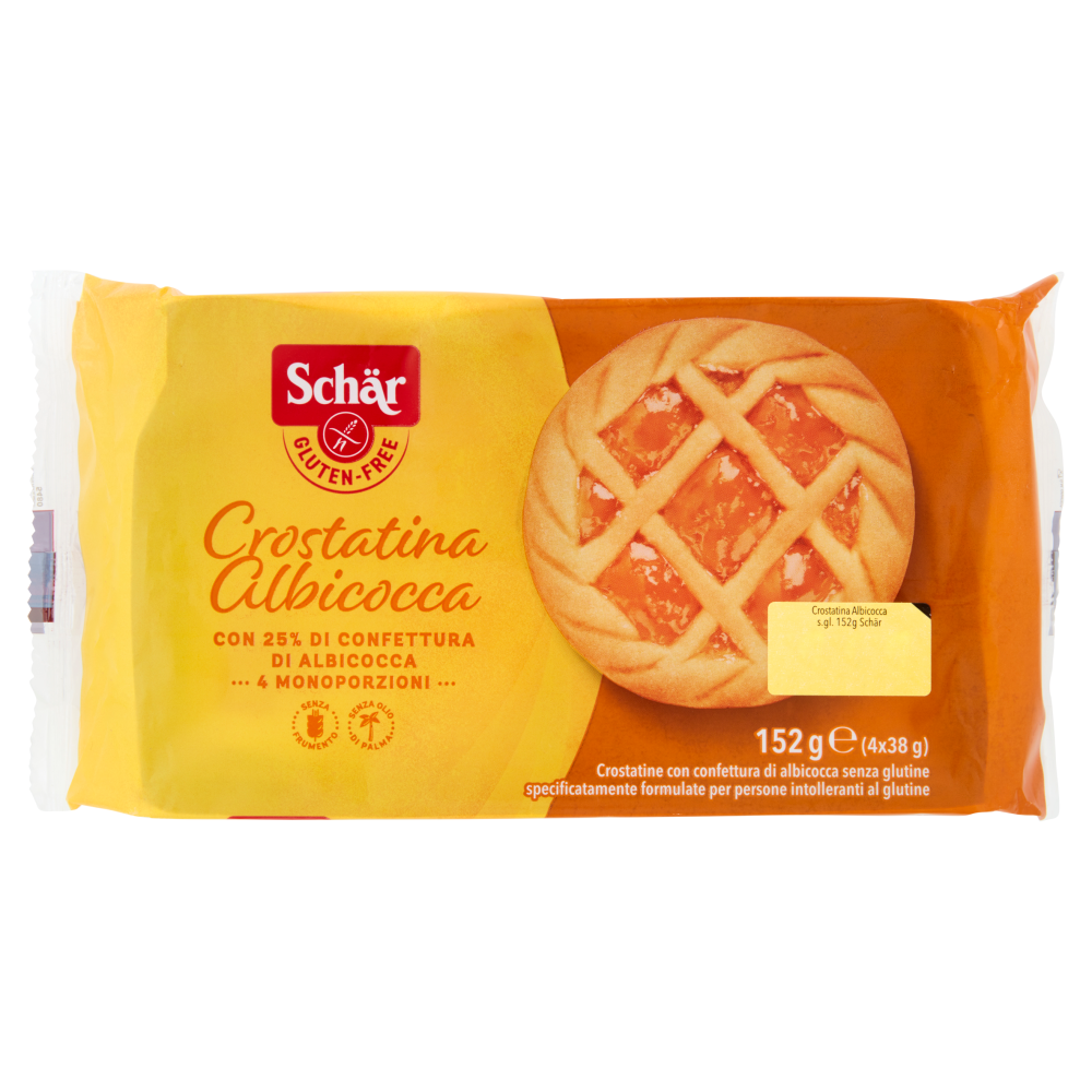Schär Crostatina Albicocca 4 x 38 g