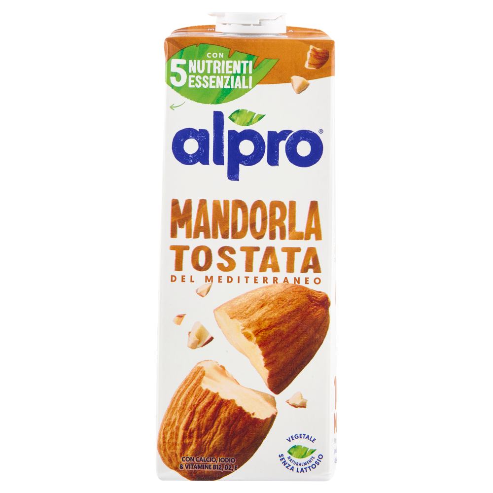 ALPRO Classico, Bevanda alla Mandorla, 100% vegetale con vitamine B2, B12 e D 1 Litro