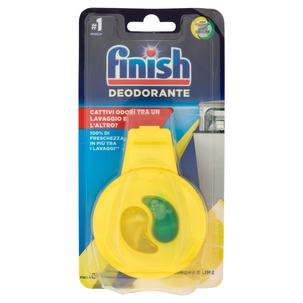 Finish Deodorante Limone e Lime deodorante lavastoviglie 4 ml