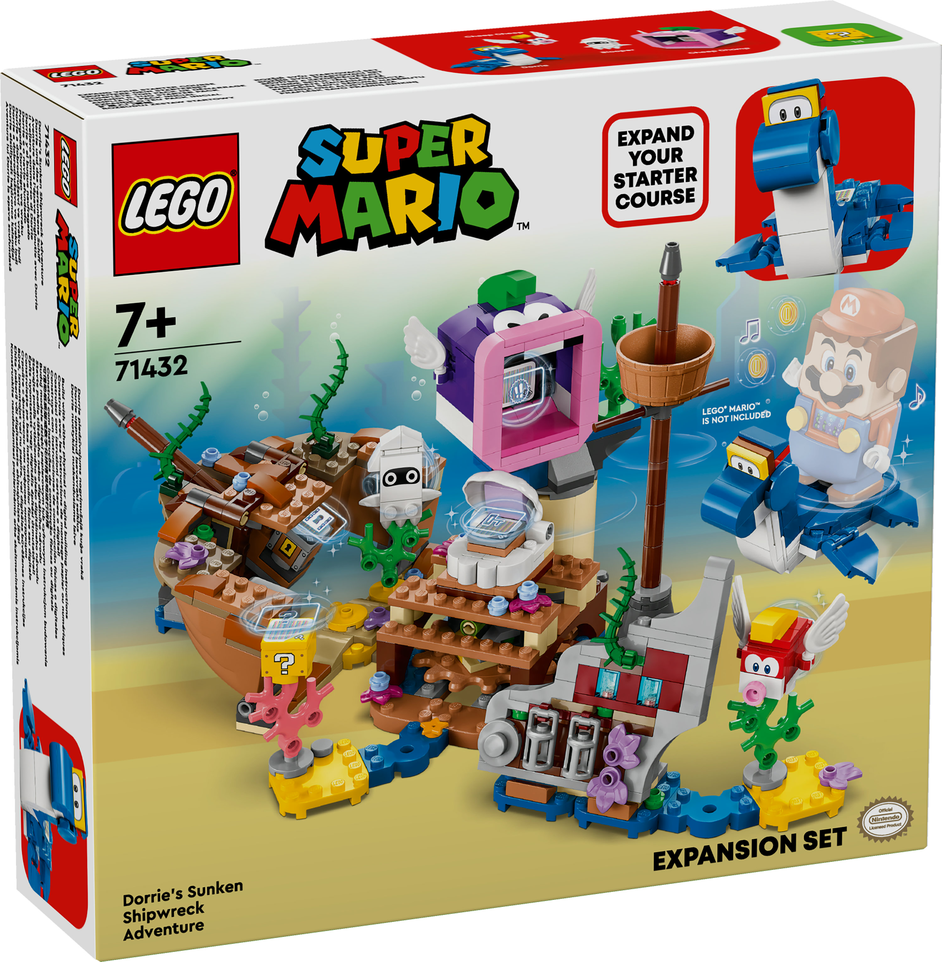 LEGO Super Mario Pack di espansione Il veliero sommerso di Dorrie