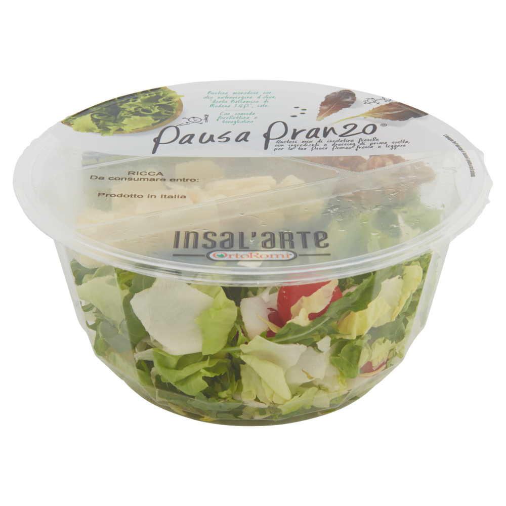 Insal'Arte Pausa Pranzo Ricca con Noci e formaggio e scaglie 140 g