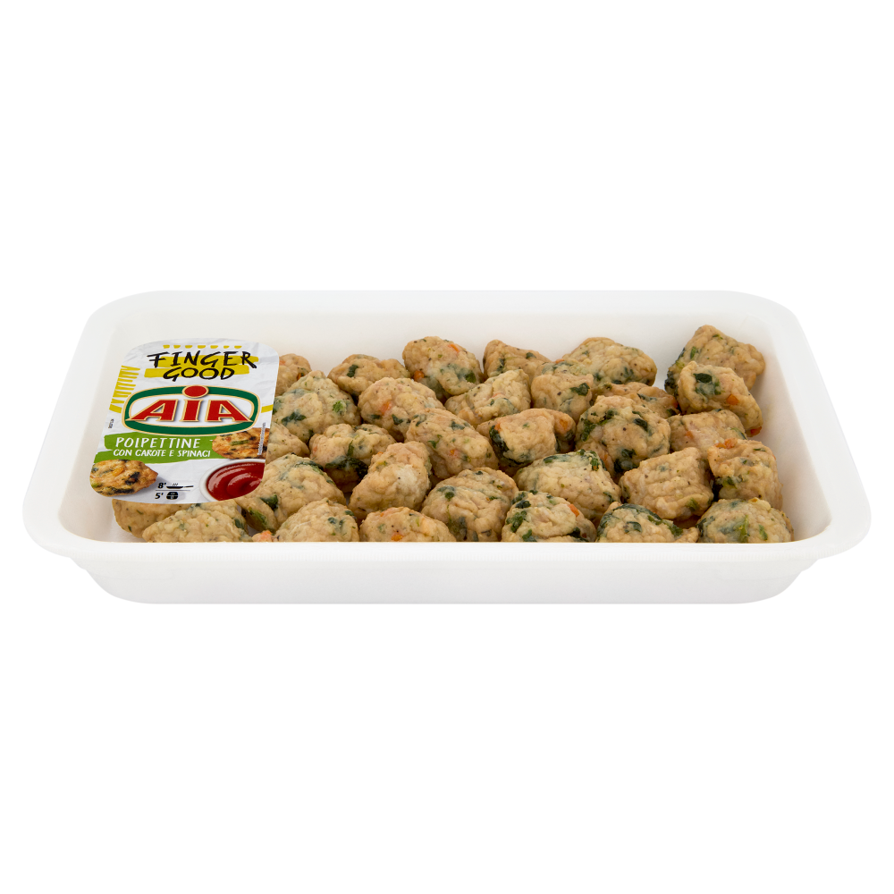 Aia Finger Good Polpettine con Carote e Spinaci 0,370 kg