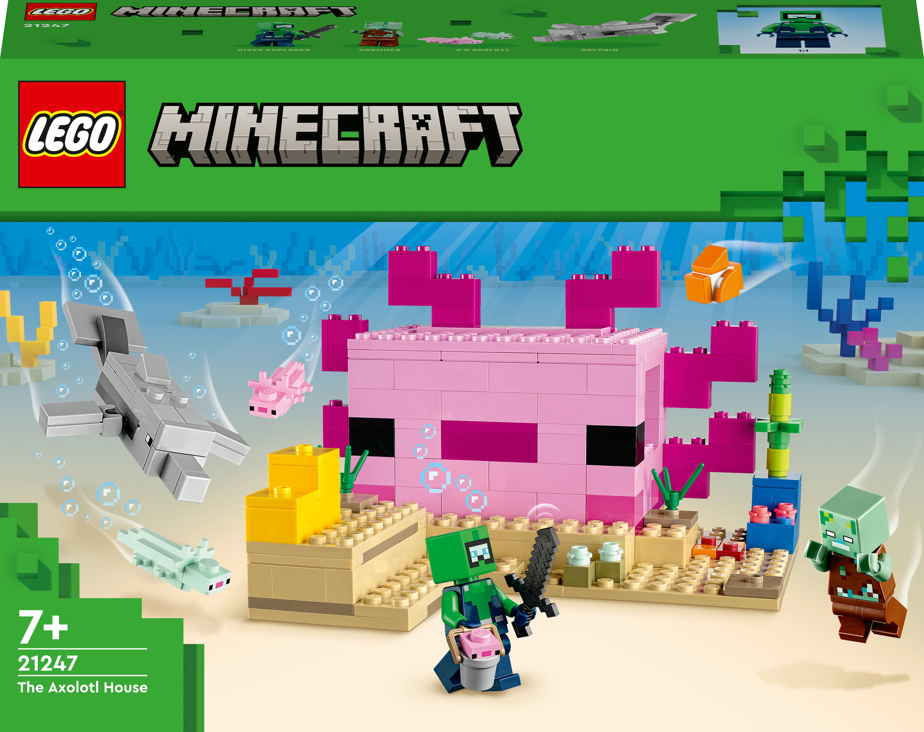 LEGO Minecraft La casa dell&rsquo;Axolotl