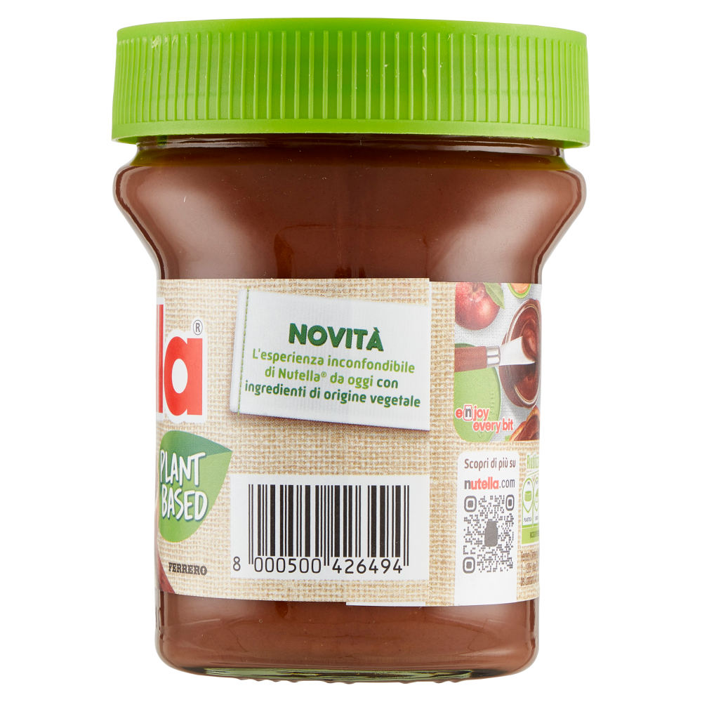 nutella plant based l'esperienza inconfondibile di Nutella con ingredienti di origine vegetale 350g 