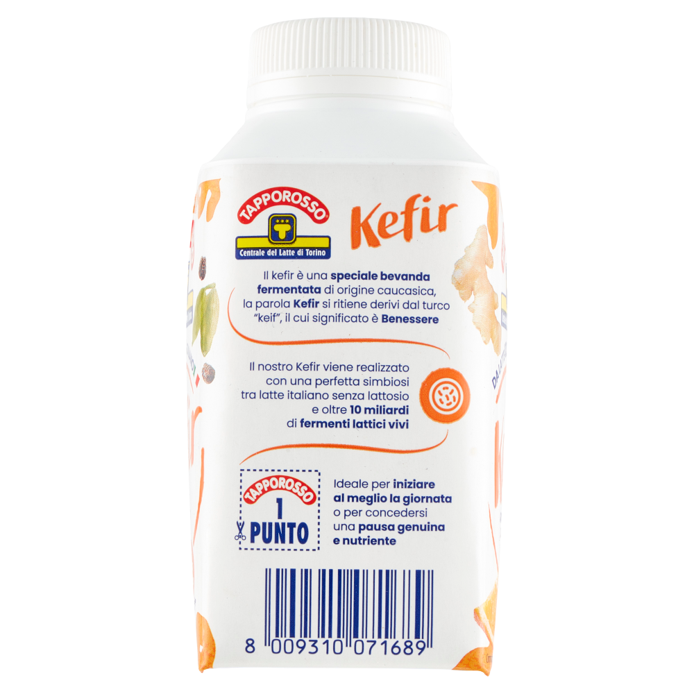 Tapporosso Kefir Arancia, Zenzero e Cardamomo 250 ml