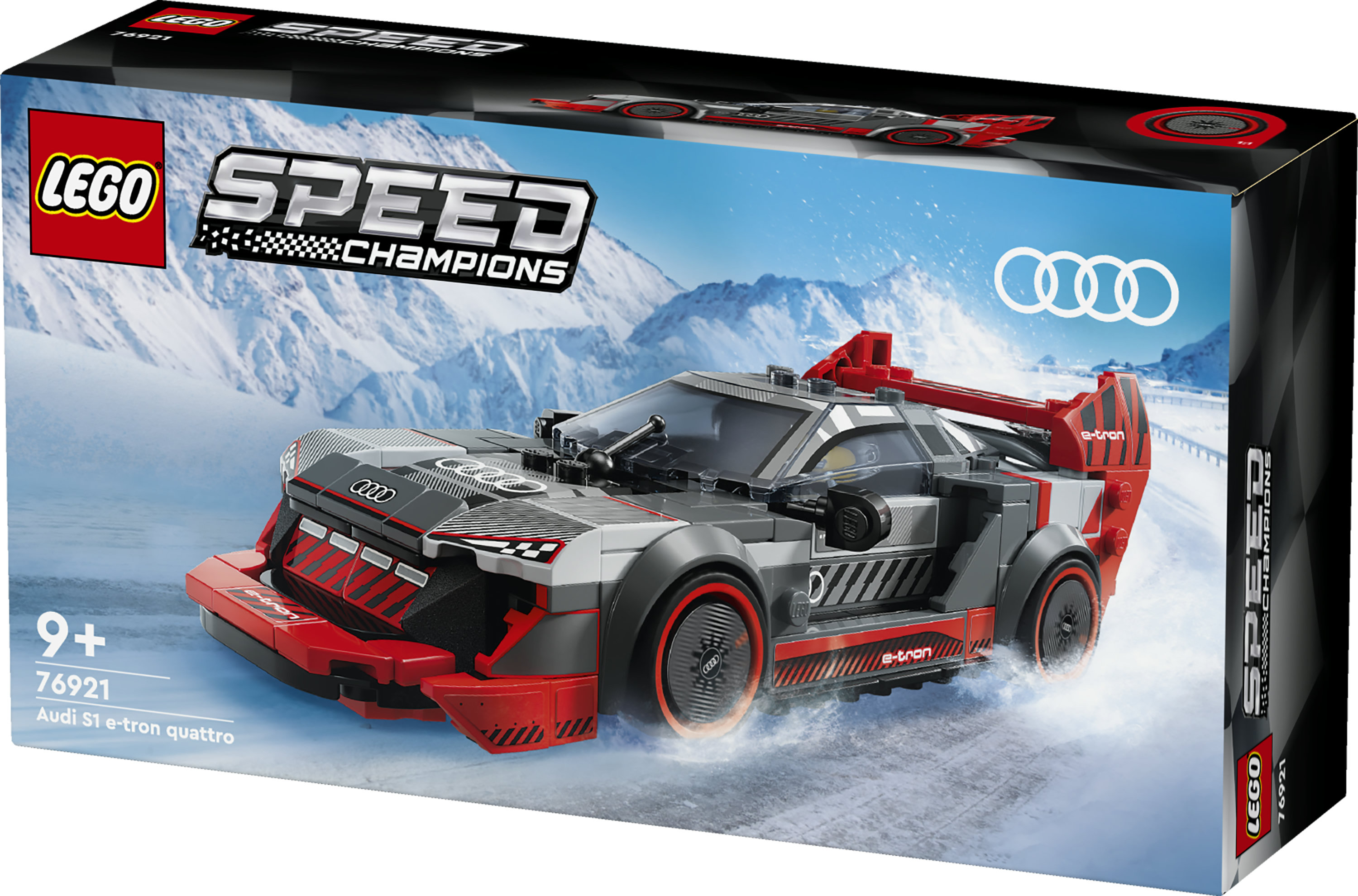 LEGO Speed Champions 76921 Auto da Corsa Audi S1 E-Tron Quattro, Modellino da Costruire di Macchina Giocattolo per Bambini 9+