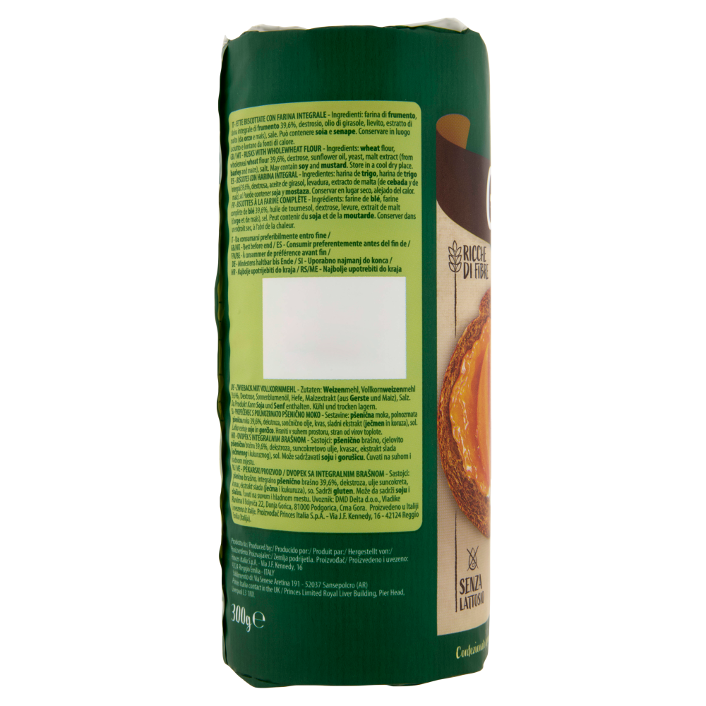 Delverde Granfetta con farina Integrale 40 Fette 300 g