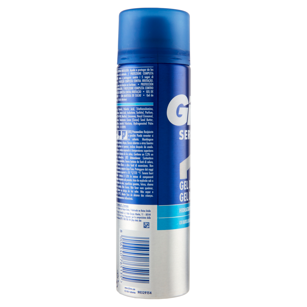 Gillette Series Gel da Barba Idratante, 200ml