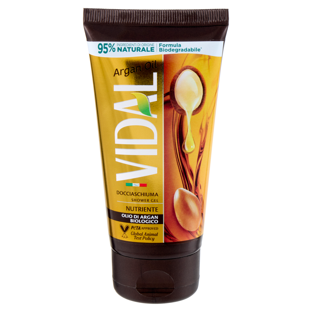 Vidal Argan Oil Docciaschiuma Nutriente Olio di Argan Biologico 75 ml