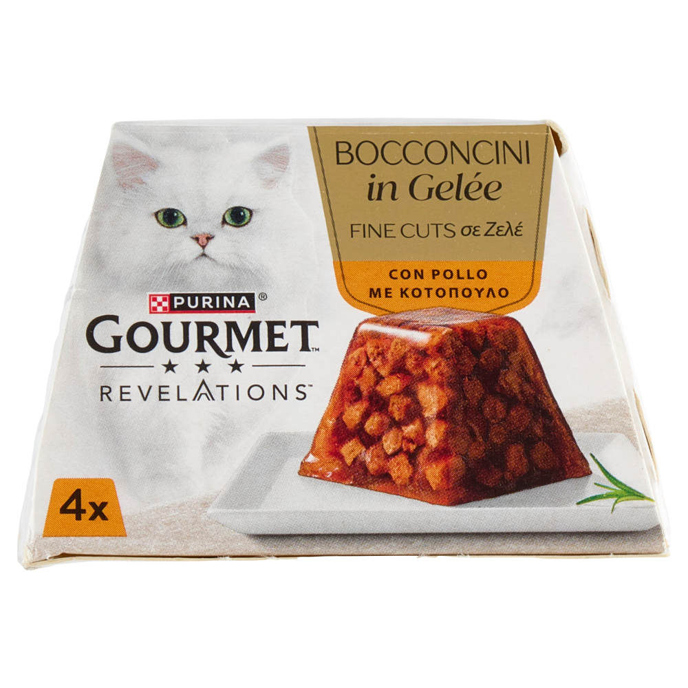 PURINA GOURMET Revelations Bocconcini in Gelée con Pollo 4 x 57 g