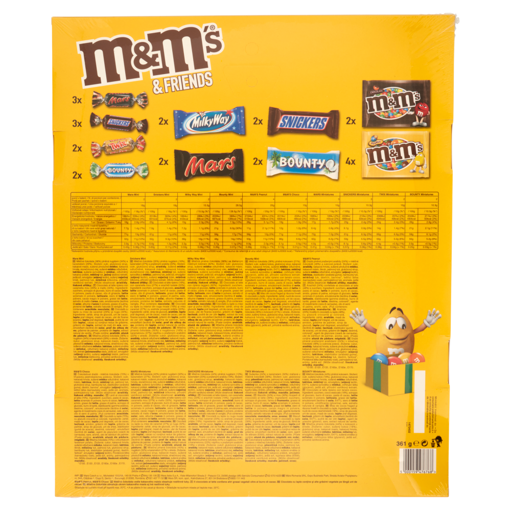 m&m's & Friends Calendario dell'Avvento 361 g