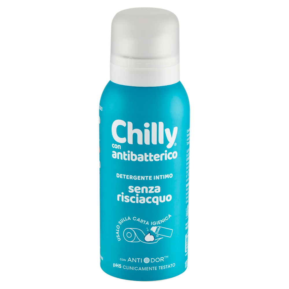 Chilly con antibatterico Detergente Intimo senza risciacquo 100 ml
