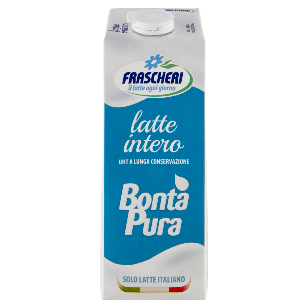 Frascheri latte intero UHT a Lunga Conservazione Bont&agrave; Pura 1000 ml