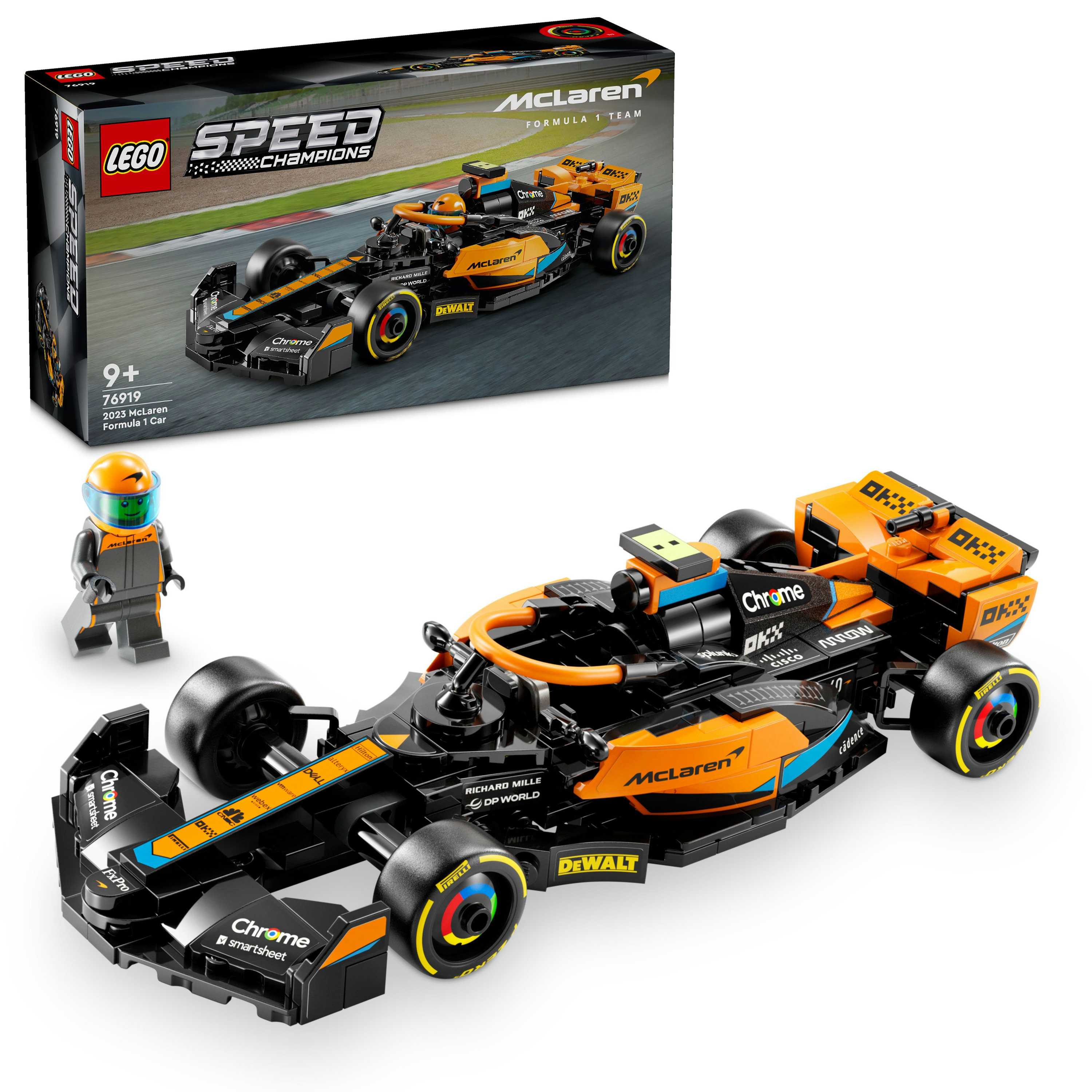 LEGO Speed Champions Monoposto da corsa McLaren Formula 1 2023